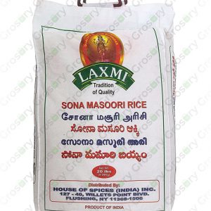 Laxmi Sona Masoori Rice (20 Lb)