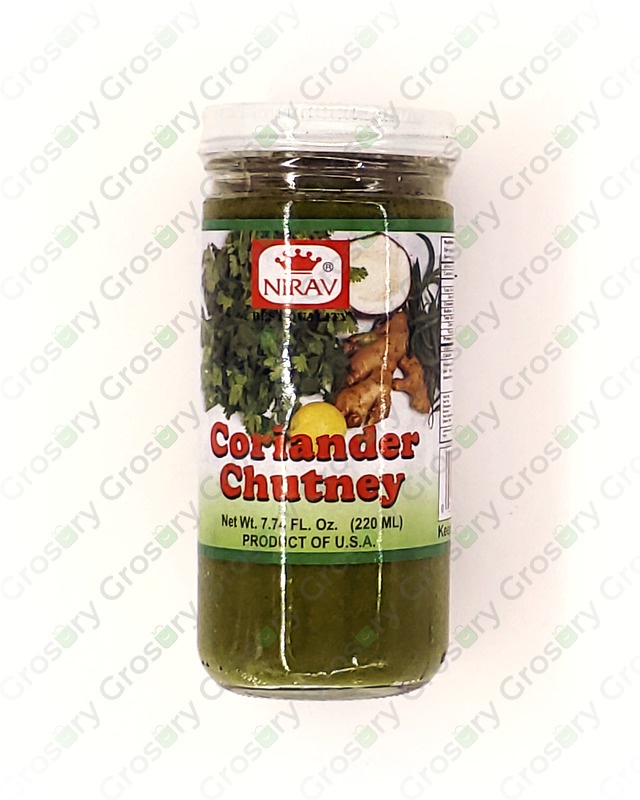 Nirav Coriander Chutney (8 Oz)