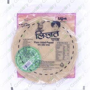 Lijjat Urad Plain Papad (200 Gms)