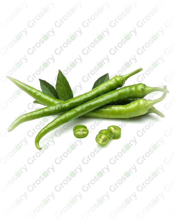 Indian Green Chilli/Finger Hot Chilli (1 Lb)