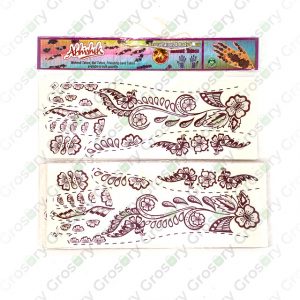 Abhishek Henna Tattoos 12 Sheet (1 Count)