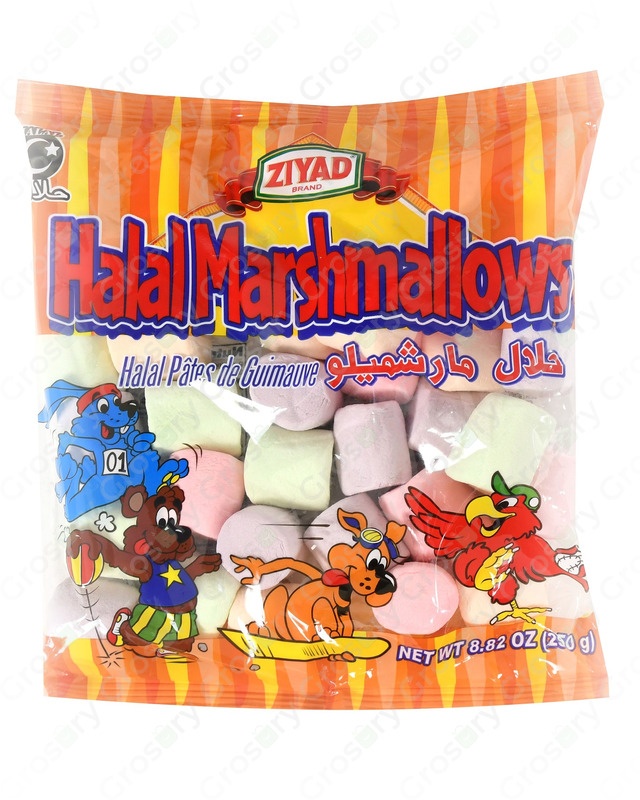  Ziyad Gourmet Halal Marshmallows Variety Pack, Fruity