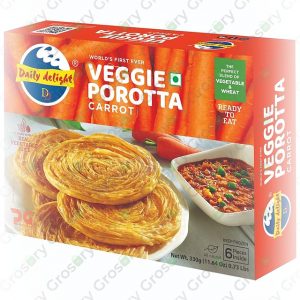 Daily Delight Veggie Porotta - Carrot (330 Gms)