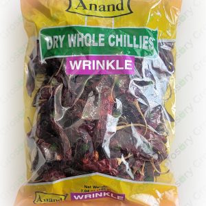 Anand Wrinkled Variety Dry Whole Chillies (200 Gms)