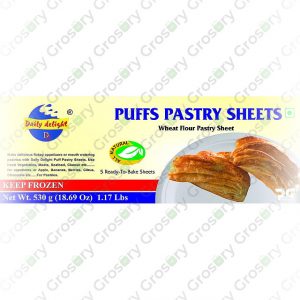 Daily Delight Puff Pastry Sheet (530 Gms)