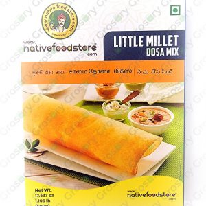 Native Food Store Little Millet/ Samai Dosa Mix (500 Gms)