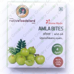 Native Food Store Fruit Bar - Amla Bites (100 Gms)