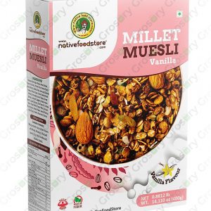 Native Food Store Vanilla Chrunchy Millet Cereal (400 Gms)