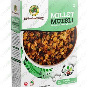 Native Food Store Horsegram,Seeds & Fruits Cereal (400 Gms)