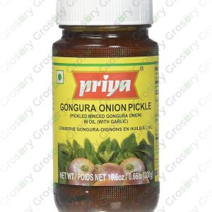 Priya Gongura Onion With Garlic Pickle (300 Gm)