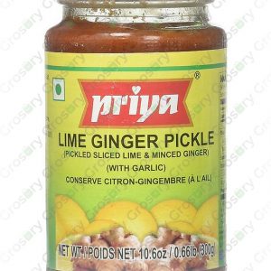 Priya Lime Ginger With Garlic Pickle (300 Gm)