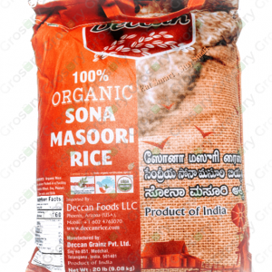 Deccan Organic Sona Masoori (20 Lb)