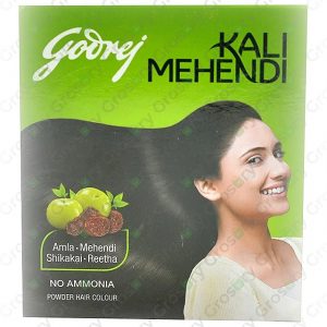 Godrej Kali Mehendi Black Henna Powder Hair Dye (24 Gm)