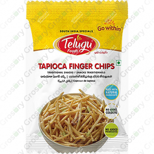 Telugu Foods Tapioca Sticks (170 Gm)
