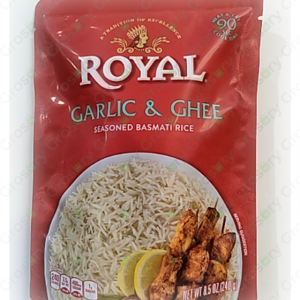 Royal Garlic & Ghee Seasoned Basmati Rice (270 Gm)