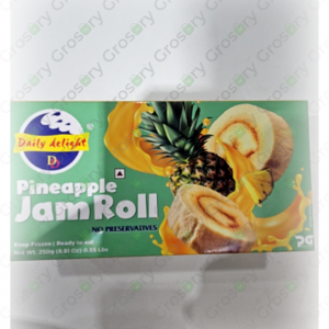 Daily Delight Pineapple Jam Roll (250 Gm)