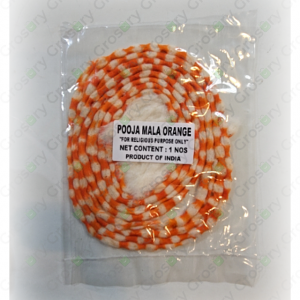 Real Pooja Mala Orange (1 Count)