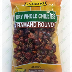 Anand Dry Whole Chillies Ramand Round (100 Gm)