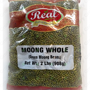 Real Moong Whole (Green Moong Beans) (2 Lb)