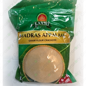 Laxmi Madras Appalam Gram Flour Crackers (7 Oz)