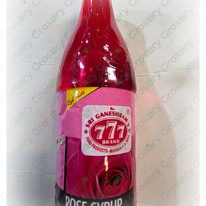 Sri Ganeshram 777 Rose Syrup (750 Ml)