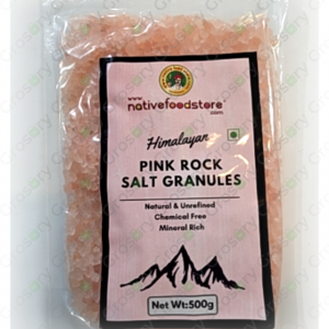 Nativefoodstore Himalayan Pink Rock Salt Granules (500 Gm)