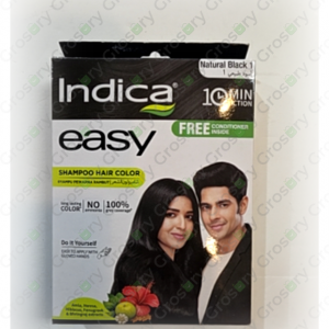 Indica Shampoo Hair Color Natural Black (1 Count)