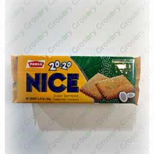 Parle 20-20 Nice Sugar Sprinkled Coconut Cookies (5 Oz)