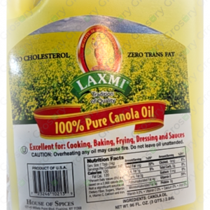 Laxmi Laxmi 100% Pure Canola Oil (96 Oz)