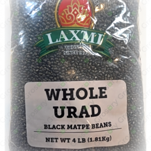 Laxmi Whole Urad Black Matpe Beans (4 Lb)