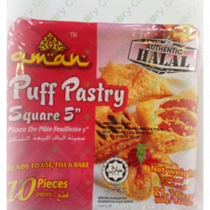 Aman Puff Pastry Square 5" (10 Count)